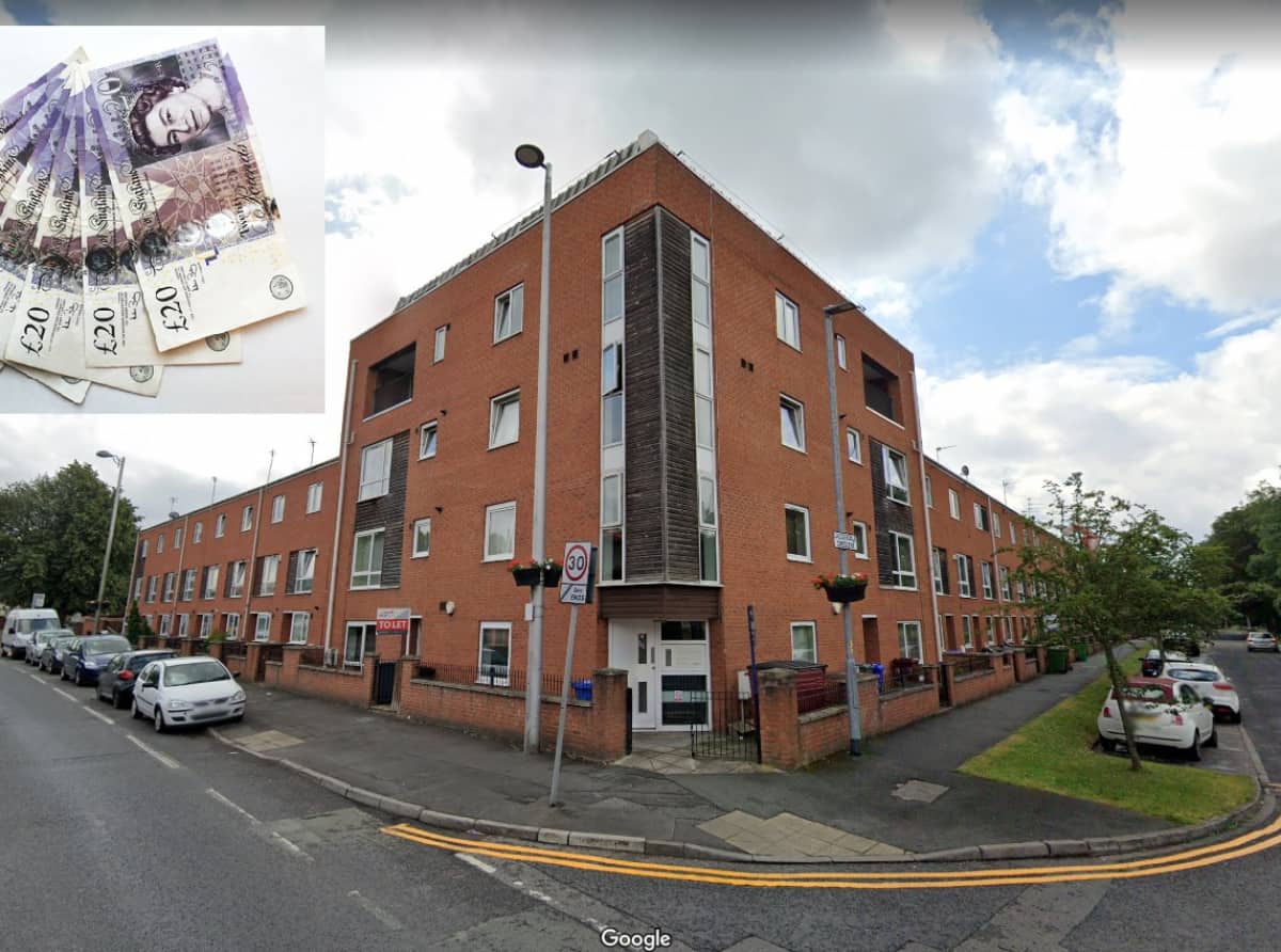 Ardwick w Manchester - seniorka wyrzuciła za okno ponad 30 tys. funtów