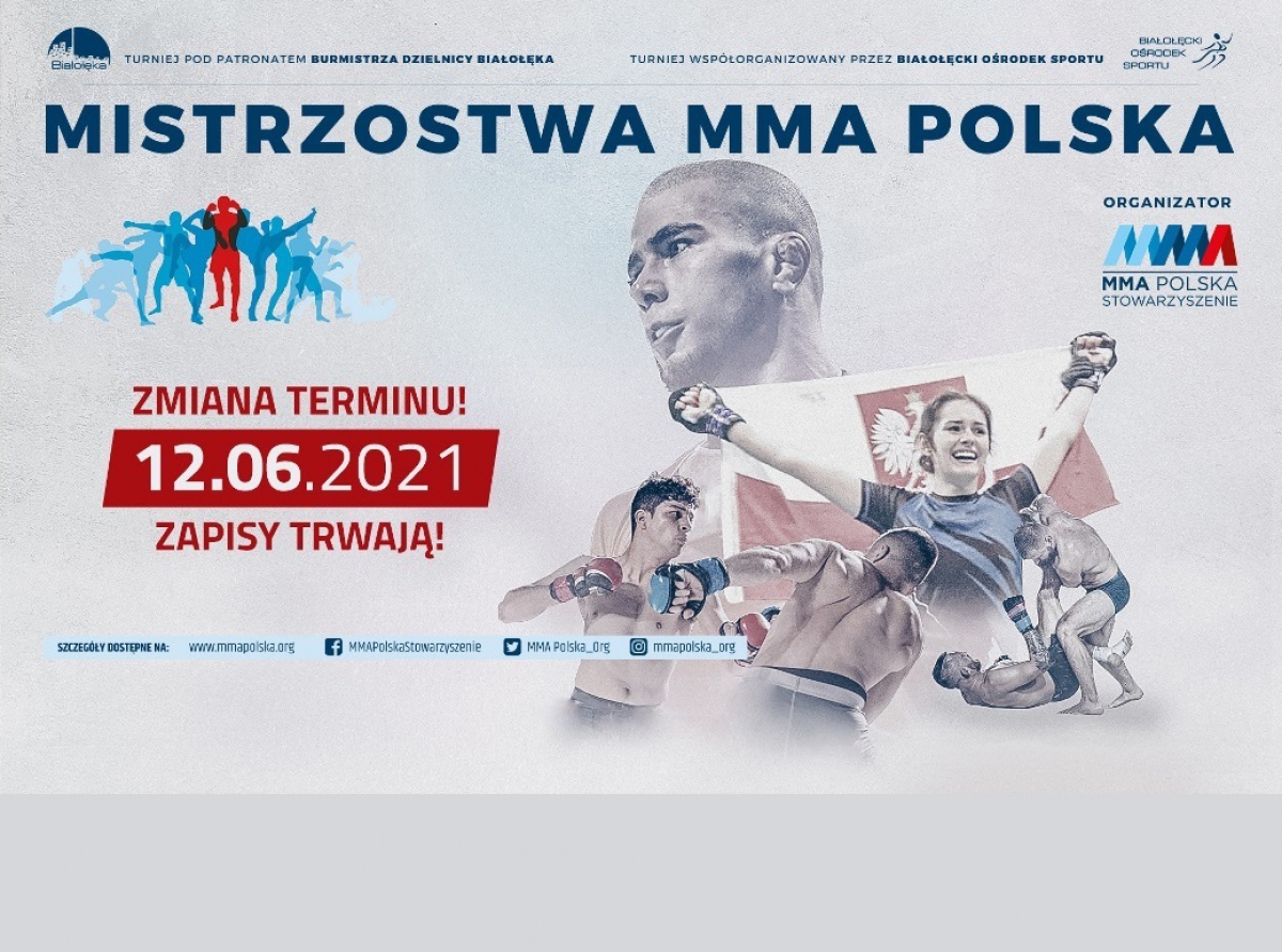 Nowy termin pierwszych Mistrzostw MMA Polska