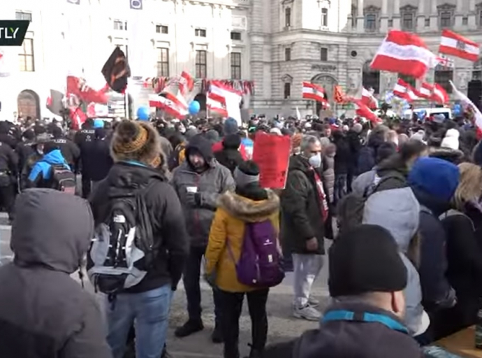 Austria/ Tysiące osób protestowało przeciwko obowiązkowym szczepieniom na Covid-19
