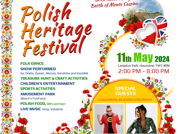Zaproszenie na Festyn Rodzinny Polish Heritage Festival w Lampton Parku